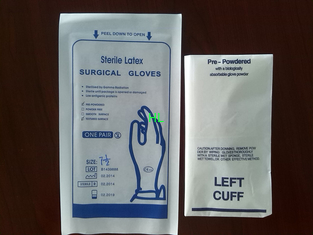 China Wegwerflatex-chirurgische Handschuhe, Pulver und Pulver geben 6,0 6,5 7,0 7,5 8,0 8,5 9,0 frei fournisseur