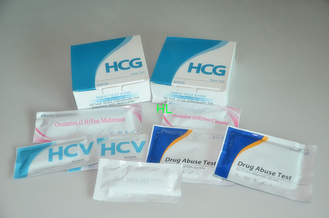China 10 - 20 Streifen/Mittelstrahl der Minuten-schneller Test-Ausrüstungs-HCG für die Früherkennung der Schwangerschaft fournisseur