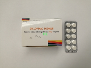 China Diclofenac Tabletten 25MG 50MG 75MG fournisseur