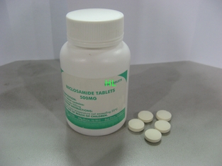 China Niclosamide Tablets 500MG anthelmintische Medizin 100's/Flasche fournisseur