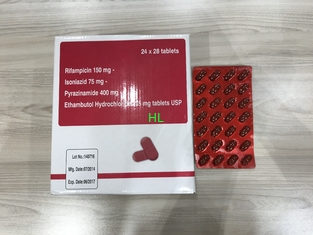 China Rifampicin und Isoniazid-Tabletten Anti-tuberkulöse Medizin 150MG + 75MG fournisseur
