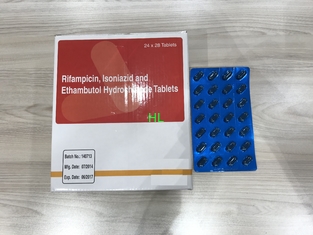 China Rifampicin + Isoniazid + Ethambutol-Tablette anti- tuberkulöses 150MG + 75MG + 275MG fournisseur