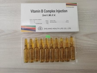China Ergänzungs-Medizin des Vitamin-B komplexe diätetische der Einspritzungs-2mL 10ML fournisseur