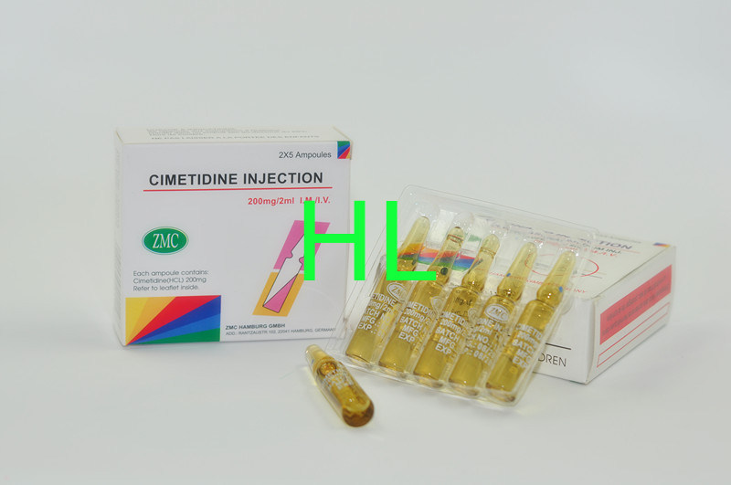CimetidineEinspritzungsMedizin 200 mg/2mL2*5 AMPULES/KASTEN