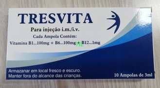 China Trivitamin B Injektion 3 ml Vitamine Arzneimittel BP / USP 10 Ampullen / Schachtel fournisseur