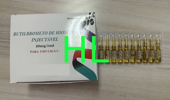 Hyoscine-butylbromide Einspritzungs-krampflösende Medizin 20MG/2ML