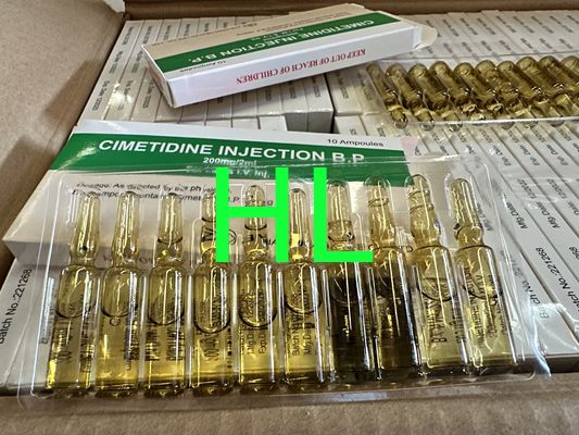 Cimetidine-Einspritzungs-Medizin 200 mg-/2mL-2*5 AMPULES/KASTEN